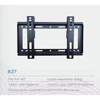 кронштейн для телевизора 14-42" b27 на стену для тв/монитора до 25кг  фото