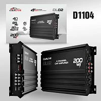 усилитель звука автомобильный carlive dl-02 45.1, 200w, 4-х канальный  фото