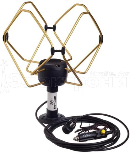 Антенна автомобильная "Корона"  с усилителем купить в г.Уфа