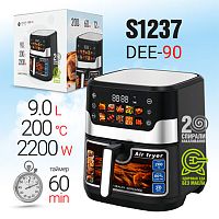 аэрогриль deespi dee-90 (2200w 9л таймер на-60 мин) 2х спиральный  фото