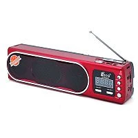 радиоприемник переносной fepe fp-8002bt, usb/sd/bluetooth-проигрыватель,питание от аккумулятора/220в  фото